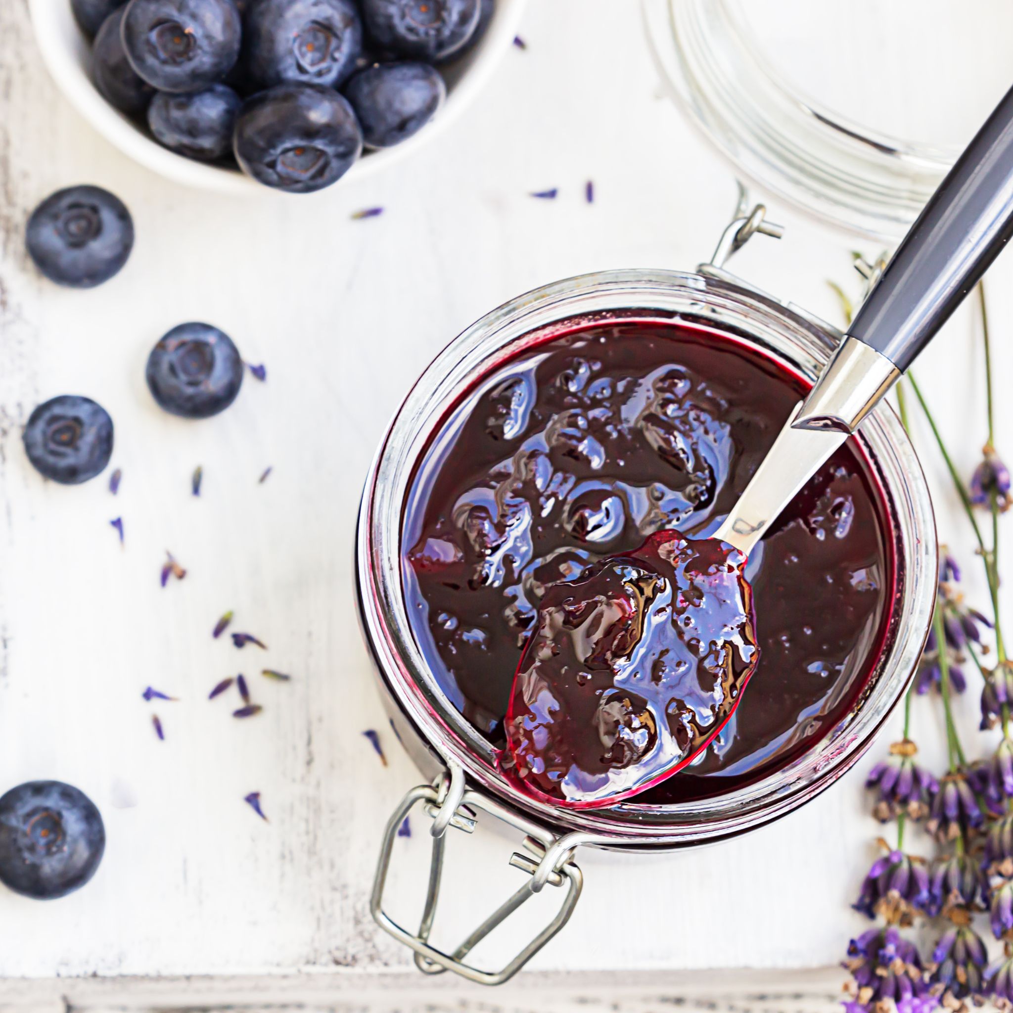 Blueberry lavender Jam - Les Jardins de Lavande Arômes et Saveurs