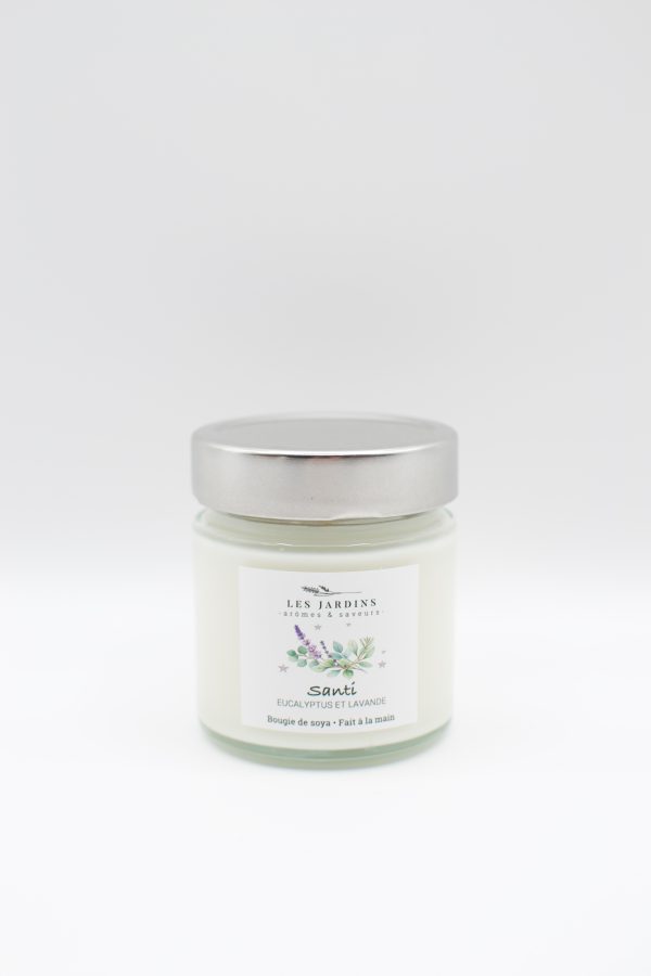 Bougie Santi - Eucalyptus et lavande